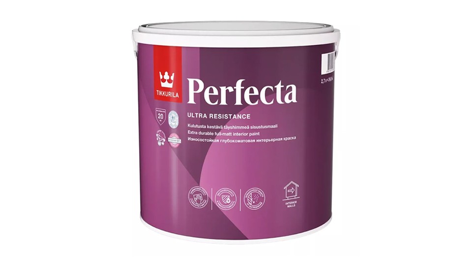 Paint for walls and ceilings Tikkurila Perfecta extra-matt base-C 2,7 l