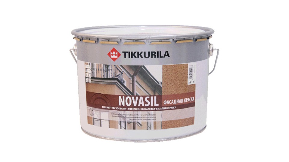 Silicone facade paint Tikkurila Novasil base-MRA 9 l