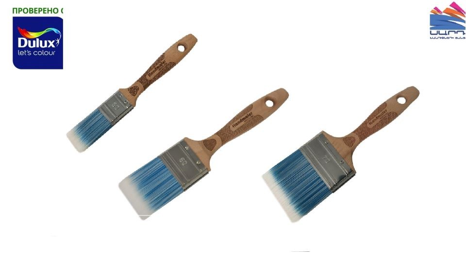 Flat Brush 30mm Handmaler Pro Blue