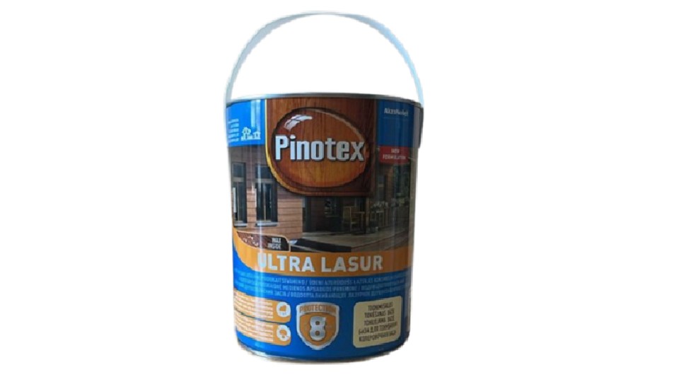 Decorative impregnation for wood protection Pinotex Ultra semi-gloss walnut 3 l