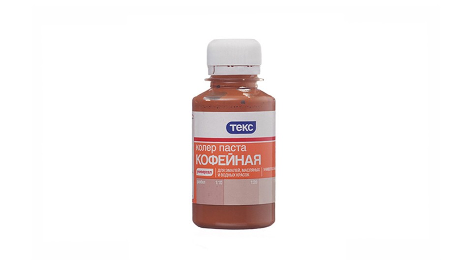 Universal tinting paste Текс Универсал №10 coffee 0,1 l