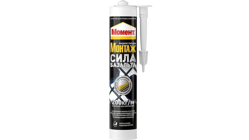 Universal mounting glue Момент Монтаж Сила Базальта 400 g