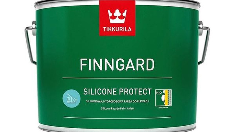 Facade silicone paint Tikkurila Finngard Silicone Protect base C 9 l