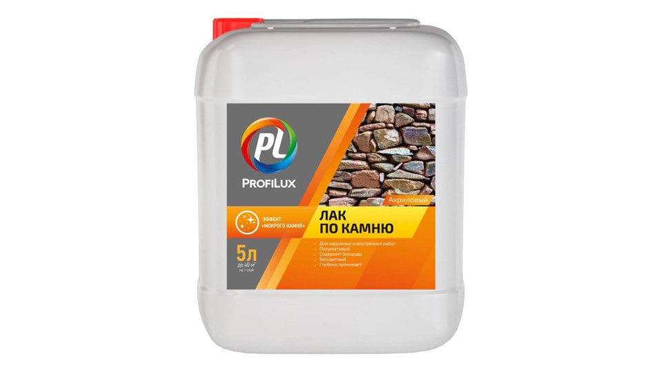 Acrylic stone varnish Profilux semi-matt 5 l