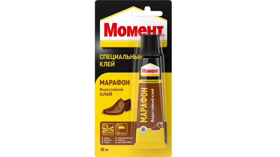 Shoe glue Момент Марафон 30 ml