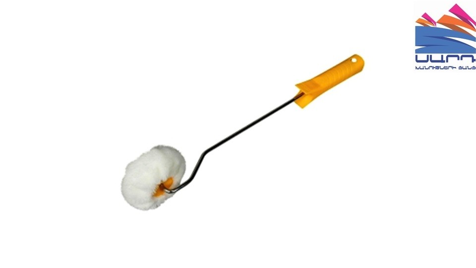 Roller with handle white for painting corners