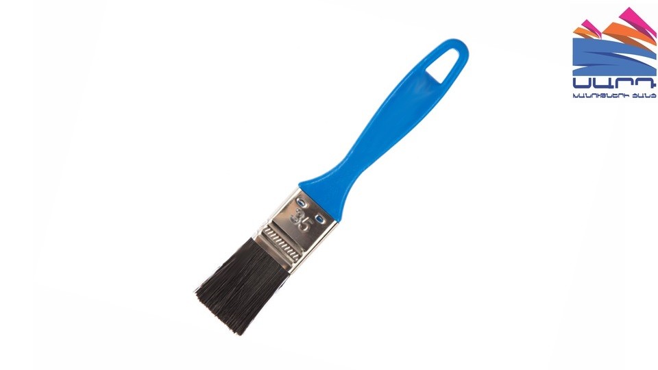 Flat brush ANZA GO butt synth., 35mm