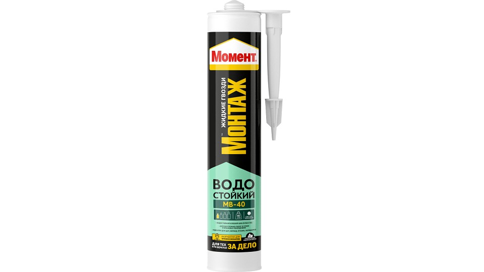 Universal waterproof mounting glue Момент Монтаж МВ-40 300 g