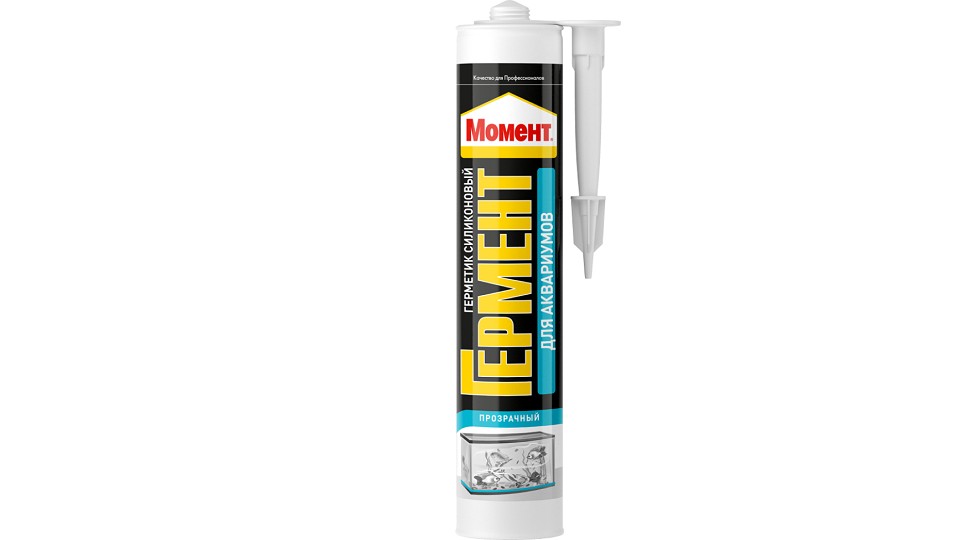 Silicone aquarium sealant Момент Гермент transparent 280 ml