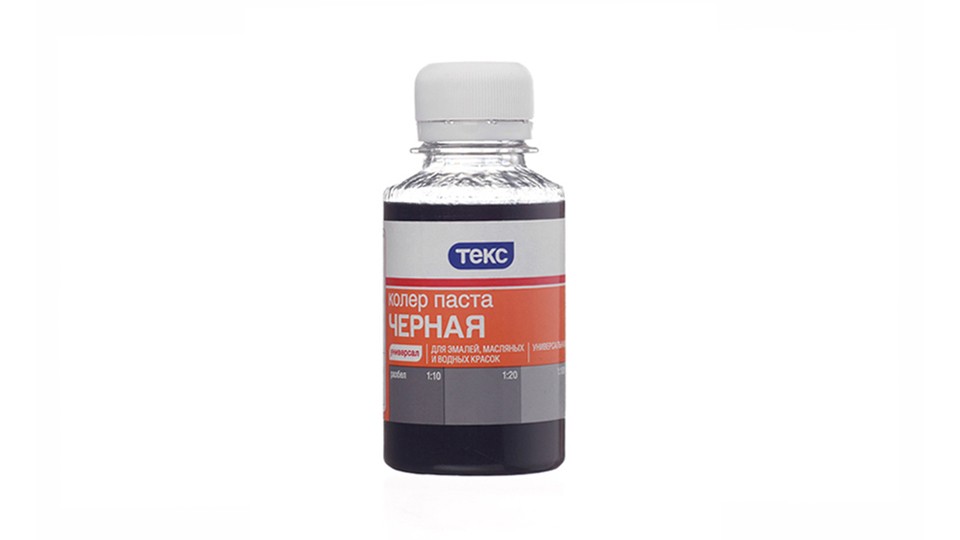 Universal tinting paste Текс Универсал №11 black 0,1 l