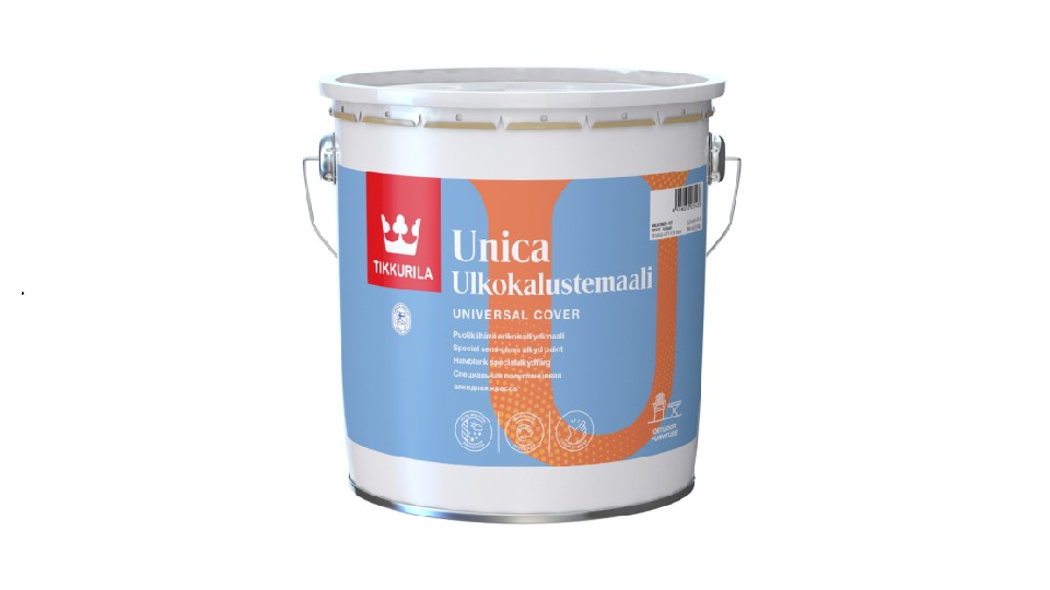 Special application alkyd paint Tikkurila Unica semi-gloss base-C 2,7 l