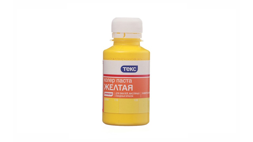 Universal tinting paste Текс Универсал №03 yellow 0,1 l