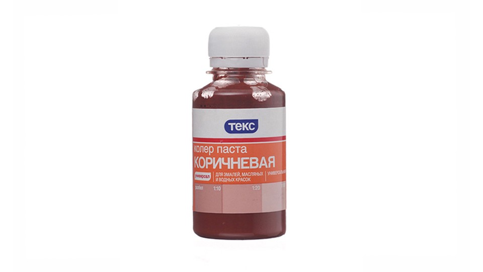 Universal tinting paste Текс Универсал №13 brown 0,1 l