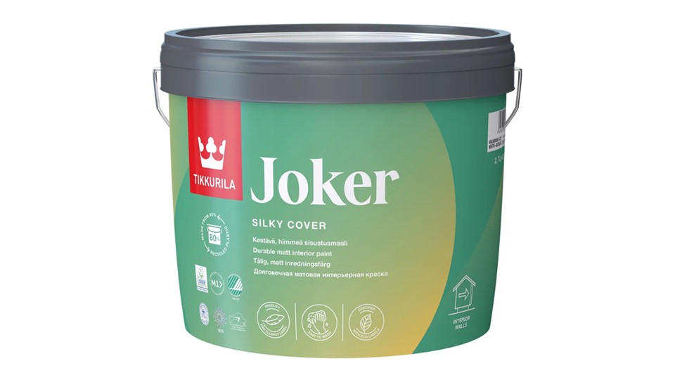 Acrylate paint for walls and ceilings Tikkurila Joker matte base-C 2,7 l