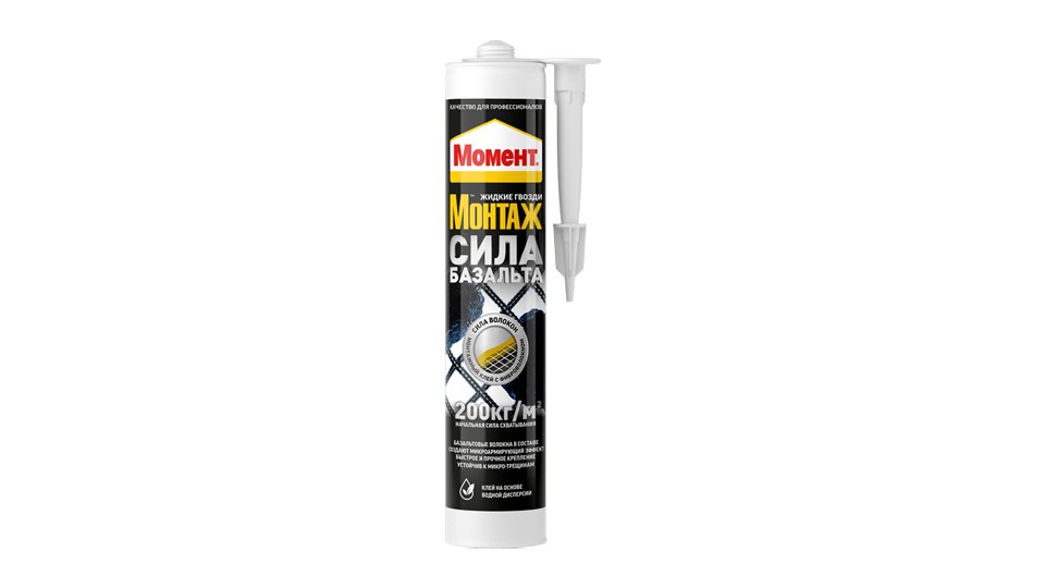 Universal mounting glue Момент Монтаж Сила Базальта 400 g