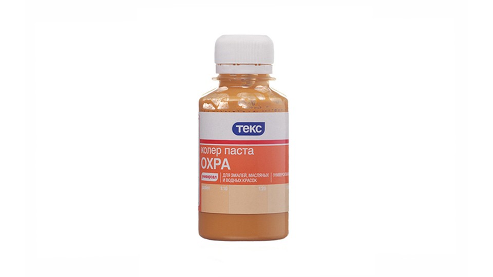 Universal tinting paste Текс Универсал №09 ocher 0,1 l