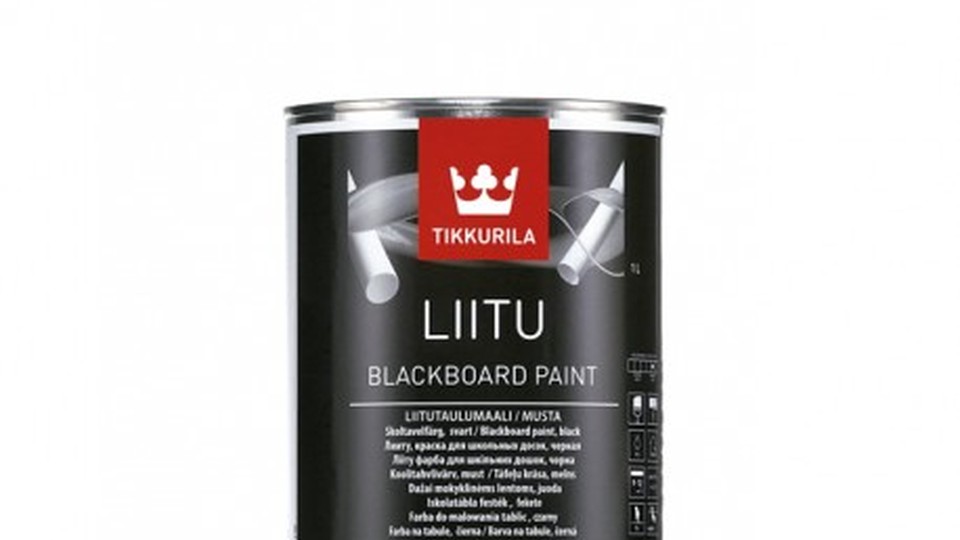Краска для школьных досок Tikkurila Liitu черная 1 л