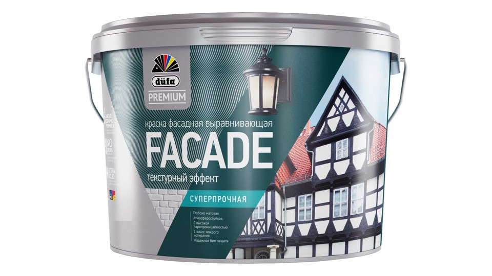 Facade water dispersion paint Dufa Retail Fassadenweiss extra-matt base-1 10 l