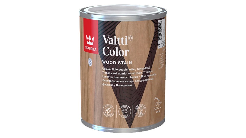 Protective antiseptic for wood glaze Tikkurila Valtti Color base-EC 2,7 l