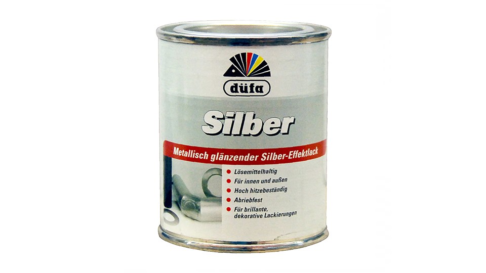 Varnish Dufa Silber silver 0,125 l