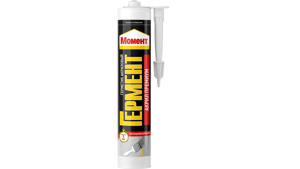 Acrylic sealant universal Момент Гермент frost-resistant white 420 g