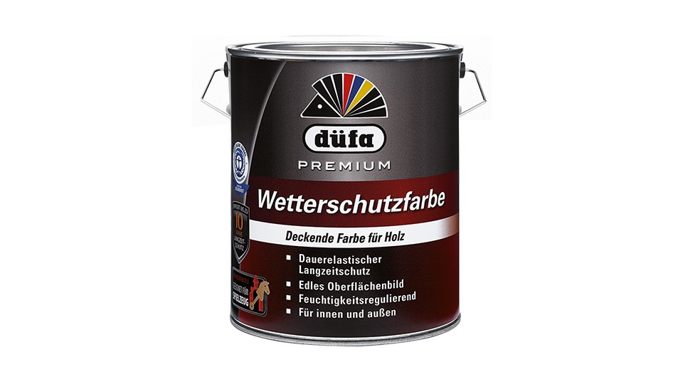 Краска защитная для дерева Dufa Premiun Wetterschutzfarbe база-1 0,75 л