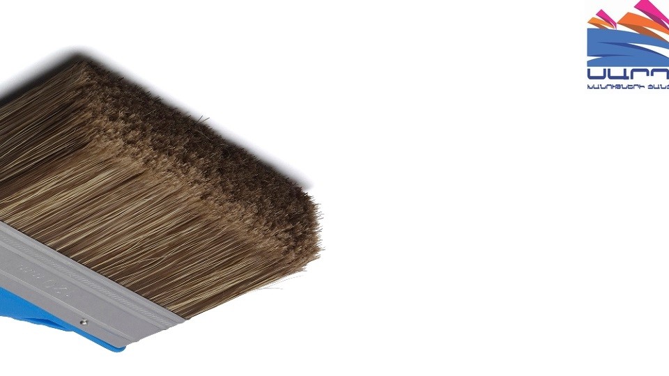 ANZA GO flat brush for outdoor work, synthetic, 100mm