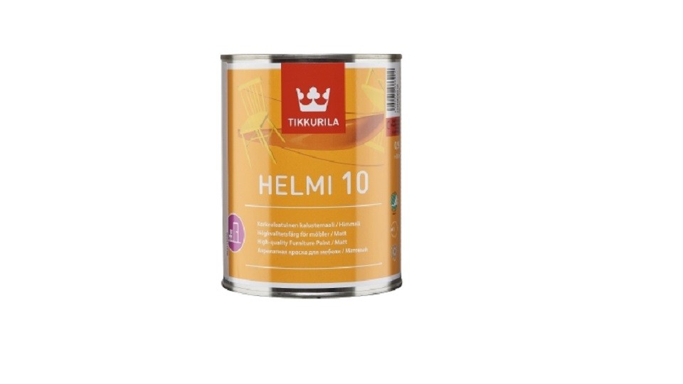 Furniture paint acrylic Tikkurila Helmi 10 matte base C 0.9 l.