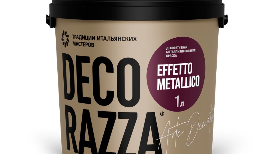 Декор метал Effetto metal Argento EM 001 1л 