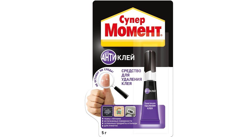 Glue remover Момент Супер Антиклей 4 g