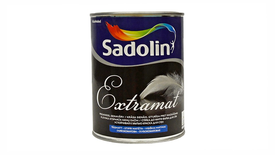 Acrylic wall paint Sadolin Inova Extramat deep matte base-BW 1 l